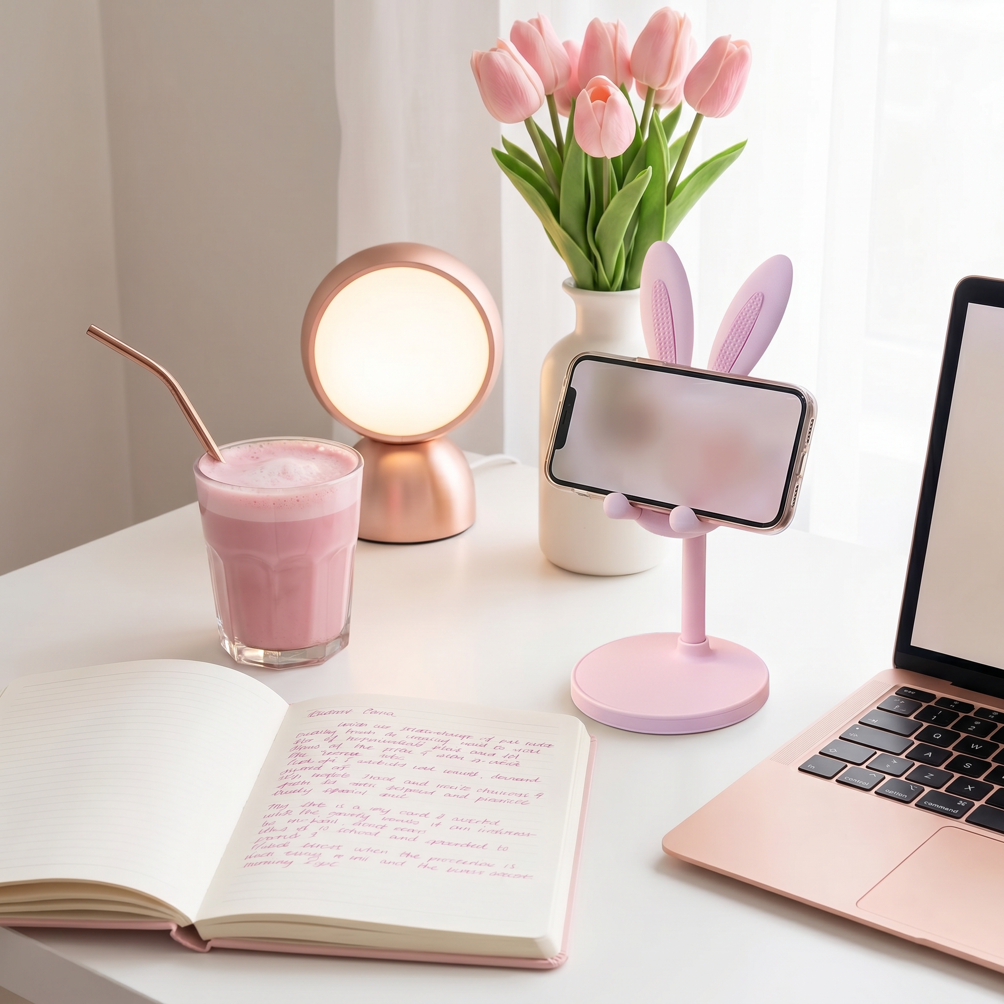 Bunny Aura Phone Stand